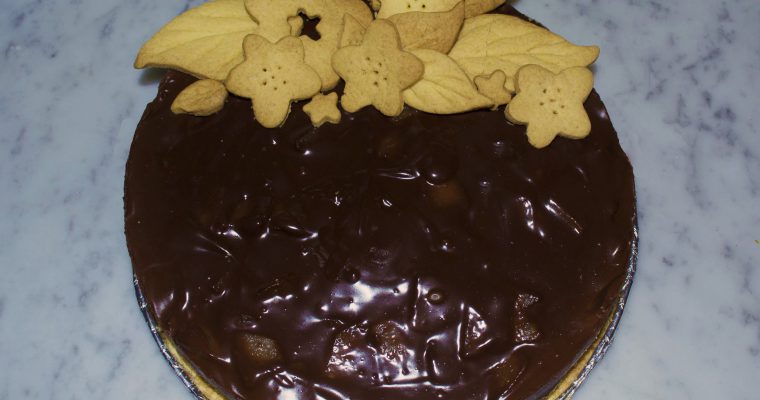 Crostata senza glutine >> cioccolato fondente e pere