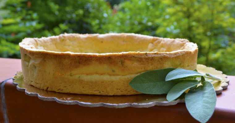 Pasta frolla alla salvia