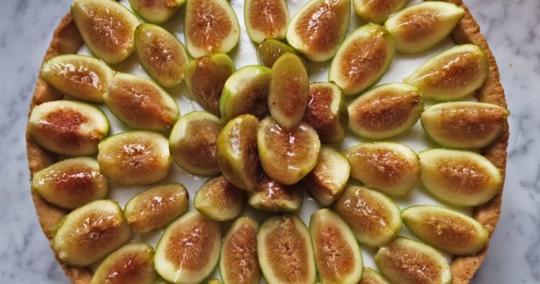 Crostata >> fichi e mousse al limone