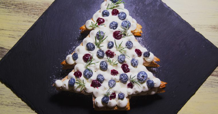 Cream tart >> albero di Natale