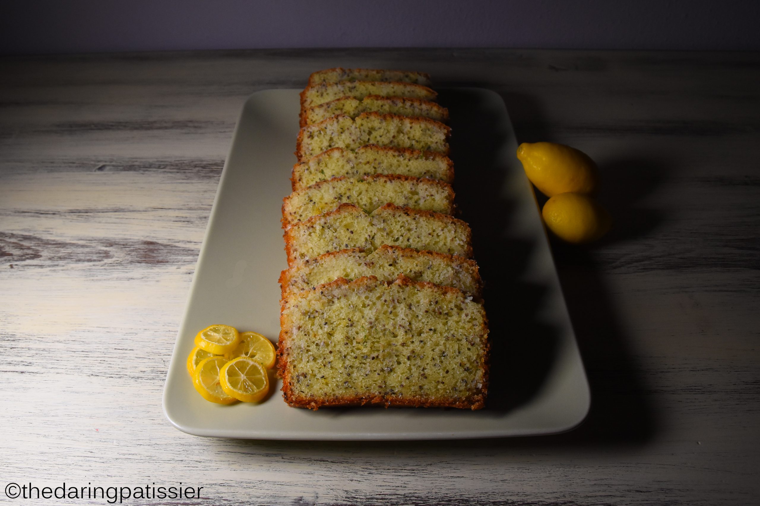 Plumcake >> limone e semi di papavero